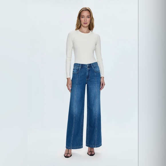 NWT Pistola Jadyn Low Slung Palazzo Jeans size 26 - Picture 1 of 8